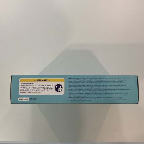 Quut Dippy Inflatable Pool Banana Blue Vinyl 2Y+ 47" Durable & Latex-Free turquo - Picture 6 of 13